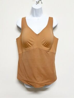 Honeylove Womens Plus Tan Sand Smoothing Shapewear Cami Tank Size 3X